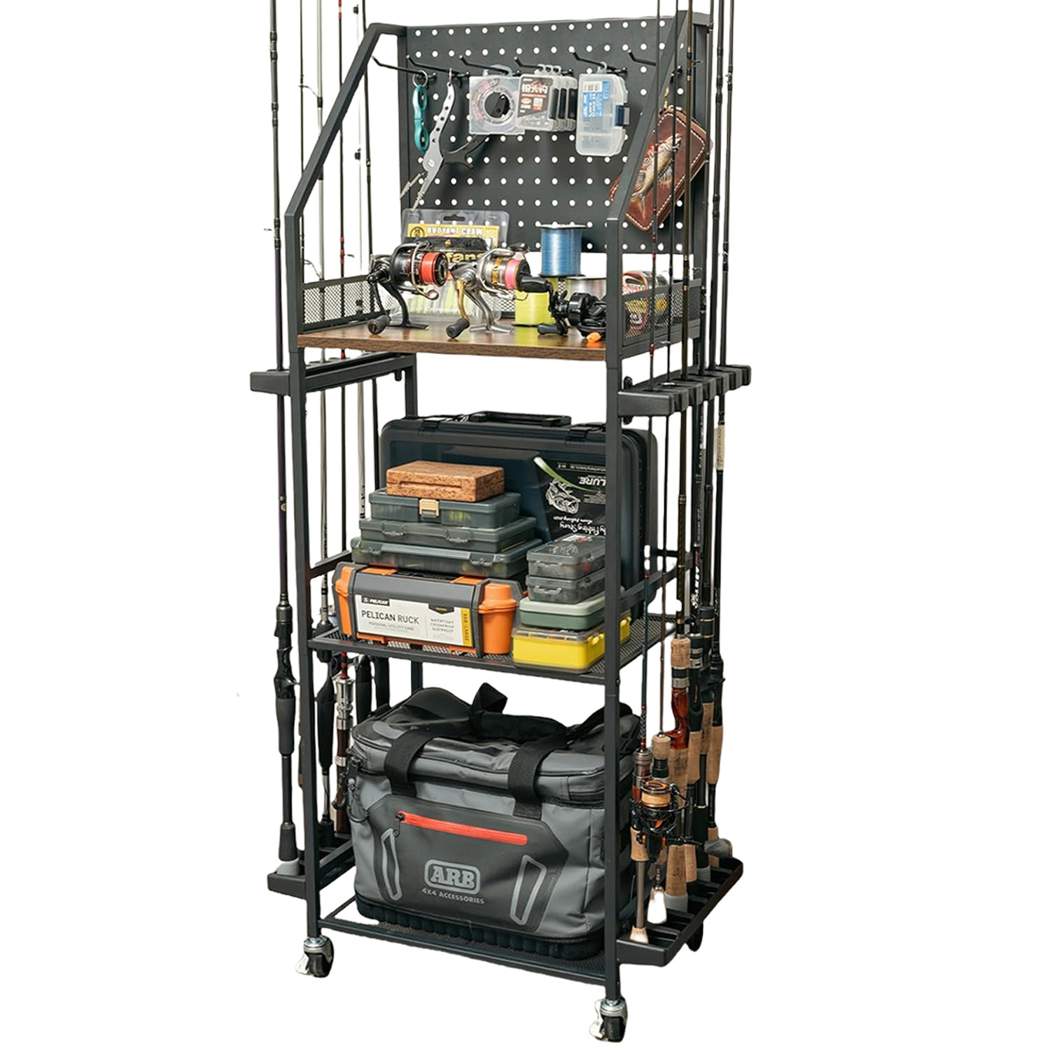 Fishing Line Spooler - Multifunctional Fishing Rod Holders 3 Layers