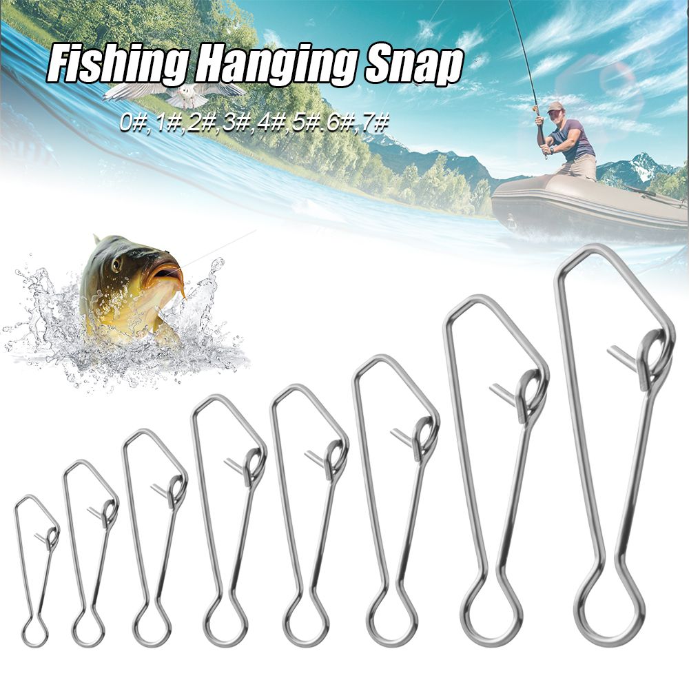 50 Cái/gói Nhanh Móc Khóa Móc  - đánh giá và giá Saltwater Line