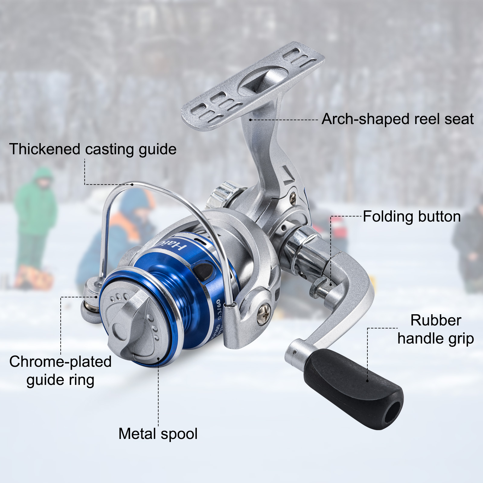 Goture New Ice Fishing Reels W - đánh giá và giá Ice Fishing Line