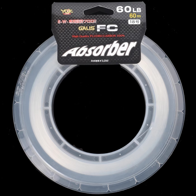 YGKFC Galis FC Absorber 100% F - đánh giá và giá Fluorocarbon Line